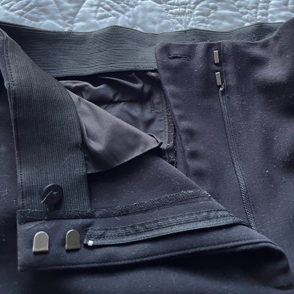 LOFT High Waist Elastic Black Dress Pants - Picture 4 of 5